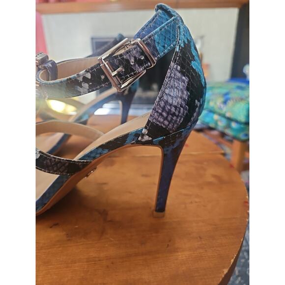 Thalia sodi playa Strappy High Heels Snake Pattern Size 8.5M - Picture 5 of 13